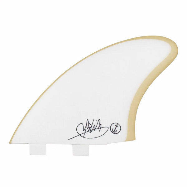 Captain Fin Co - Mikey February Twin Keel - Large - White (FCS) - L