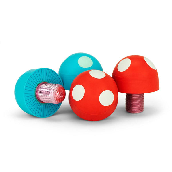 Moxi Mushroom Toe Stops - Red (Pair)