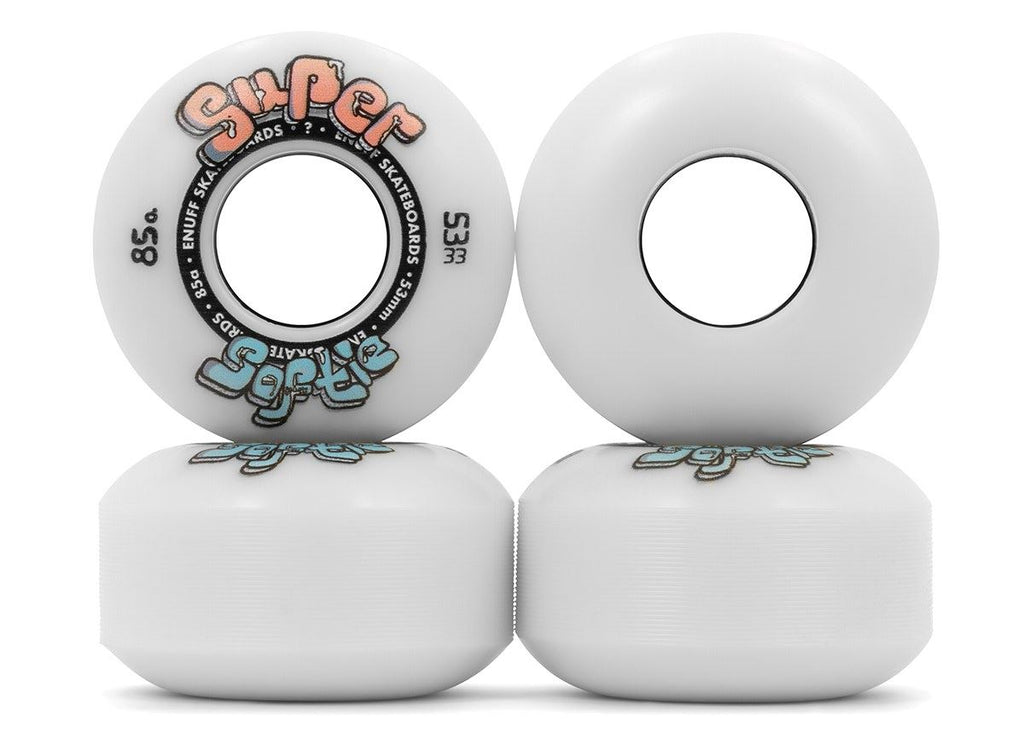 Enuff Super Softie Wheels - White