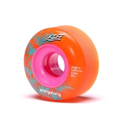 Orangatang "Skiff" inc Jehu V2 Bearings - Slasher Orange 80a (Set 4) Skateboard Wheels
