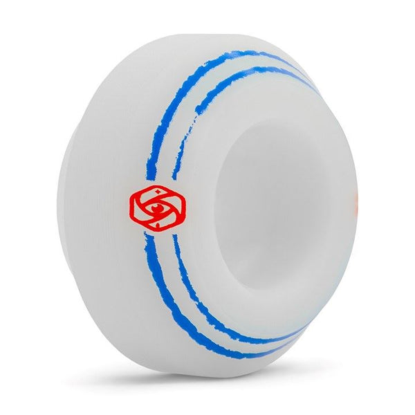 Red Eye Team Inline Skate Wheels - White