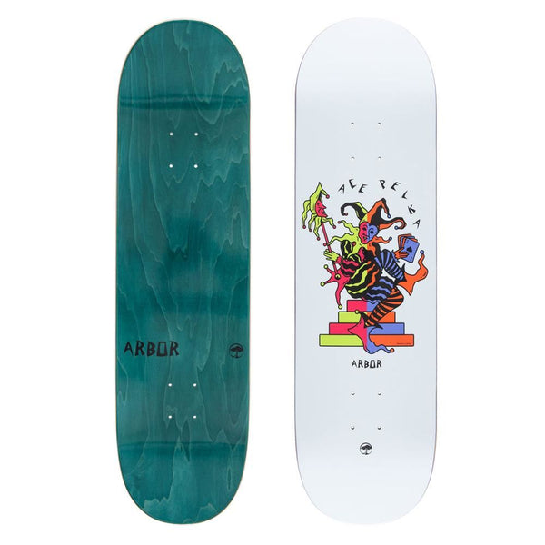 Arbor Pro Ace Pelka 8.75 Death Card Skateboard Deck - 8.75