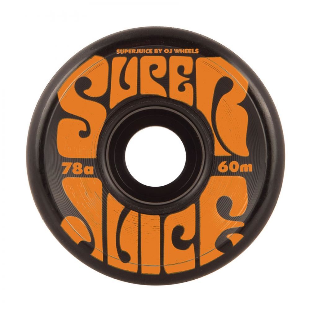 OJ Soft Skateboard Wheels Super Juice 78a - Black - Skatewarehouse.co.uk
