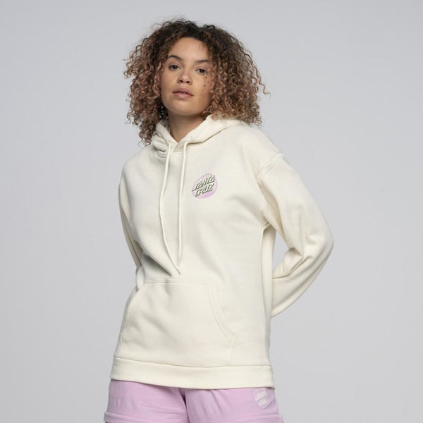 Santa Cruz Womens Hood Retreat Hood - Off White - Skatewarehouse.co.uk