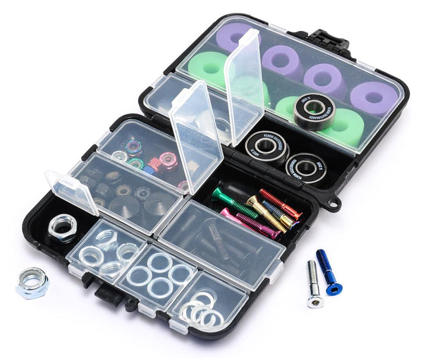 Venom Skateboards 47pc Premium Hardware Gift Pack inc Storage Box - Skatewarehouse.co.uk