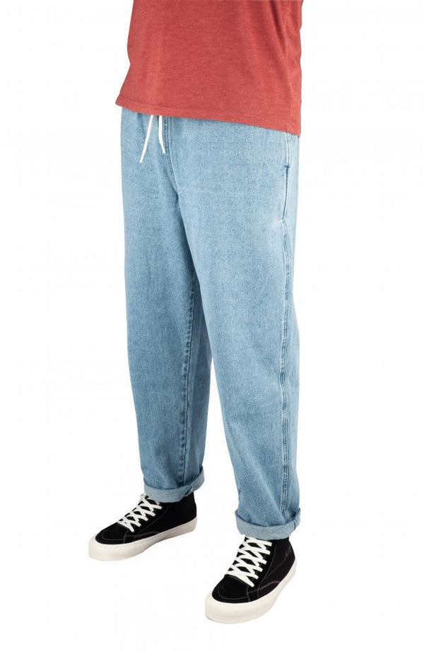 Santa Cruz Pant Local Pant - Light Blue Denim - Skatewarehouse.co.uk