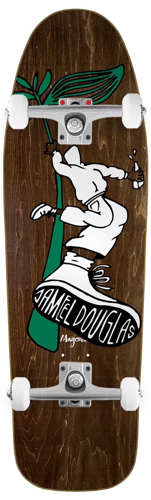Magenta Jameel Douglas 'M Street' (Retro Shape) x Venom Custom Complete Skateboard - 8.4