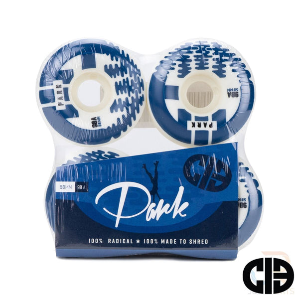 Chicks in Bowls Cib Park (4) - Blue / White - / 98a Skateboard Wheels - 58mm