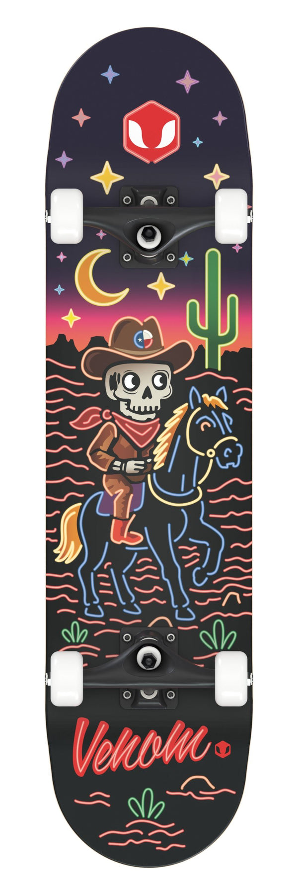 Venom My First Skateboard Complete - Neon Cowboy - 7.75