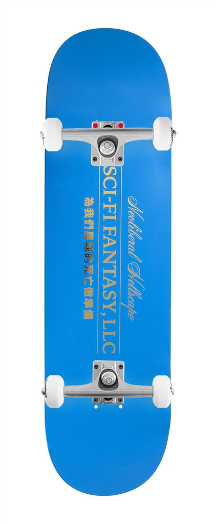 Sci-Fi Fantasy Neoliberal Hellscape (Blue) x Venom Custom Complete Skateboard - 8.5"