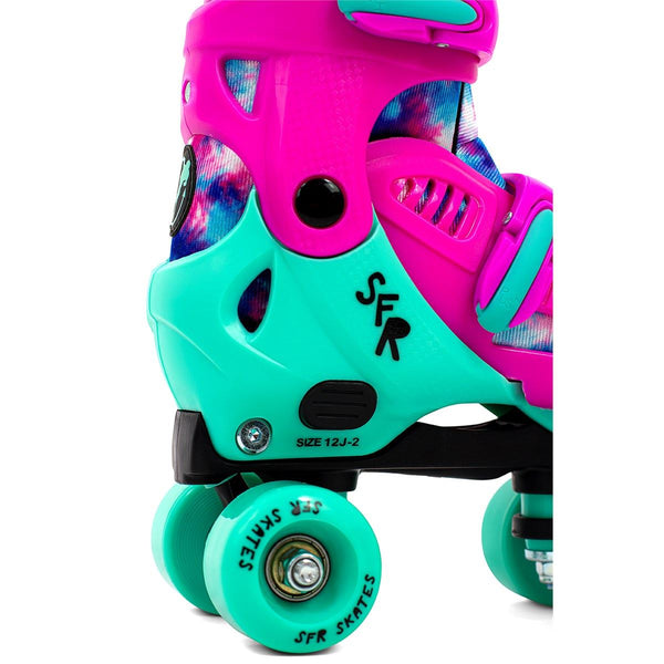 SFR Hurricane IV Adjustable Quad Skates - Tie-Dye