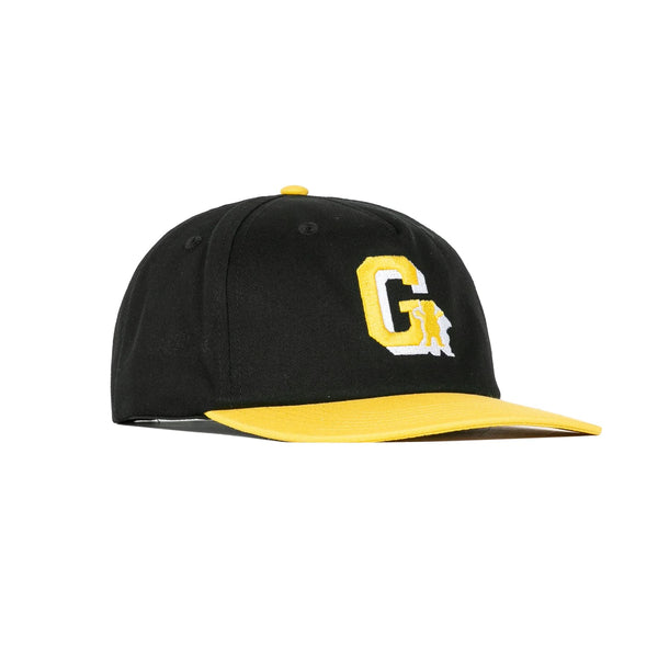 Grizzly Midfield Unstructured Snapback Cap Black - - Skatewarehouse.co.uk