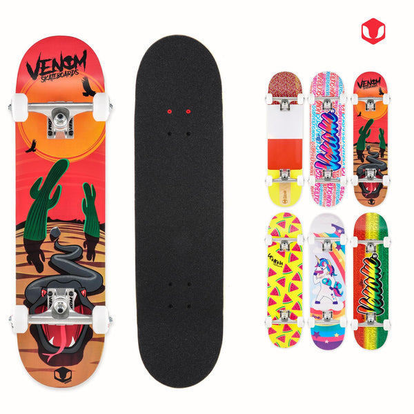 Venom Junior Complete Skateboard - Desert Viper - 7.25