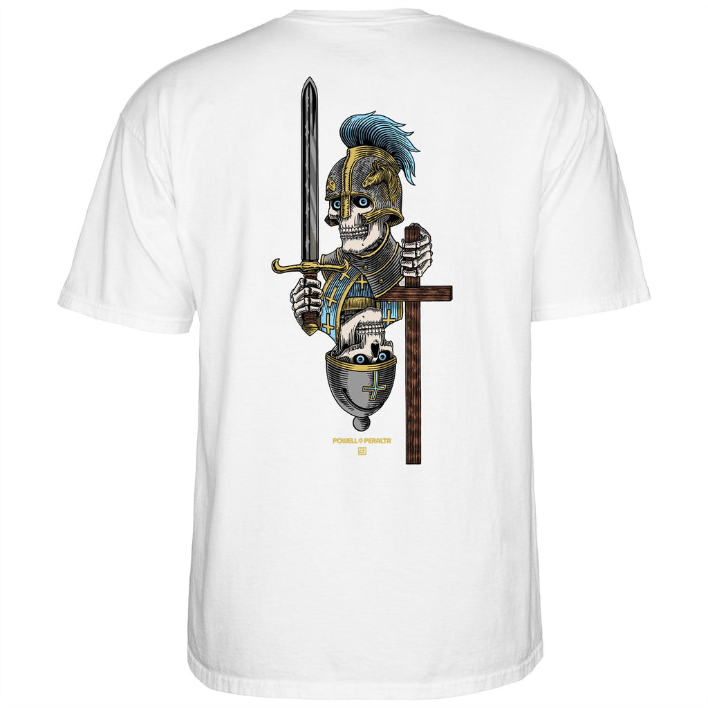 Powell-Peralta Dan Corrigan • Chess Skulls • Tee • White