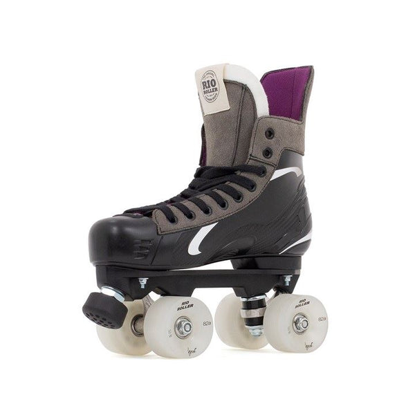 Rio Roller Flow Hockey Quad Skates - Black
