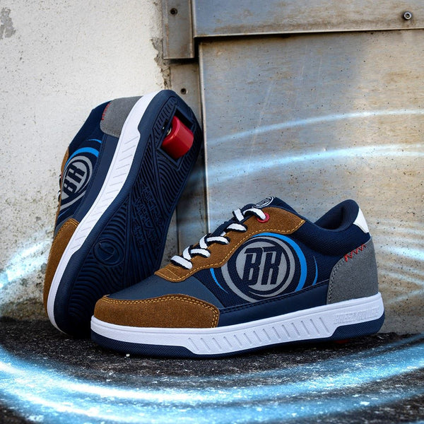 Breezy Rollers Hero 2 - Navy / Camel - Skatewarehouse.co.uk