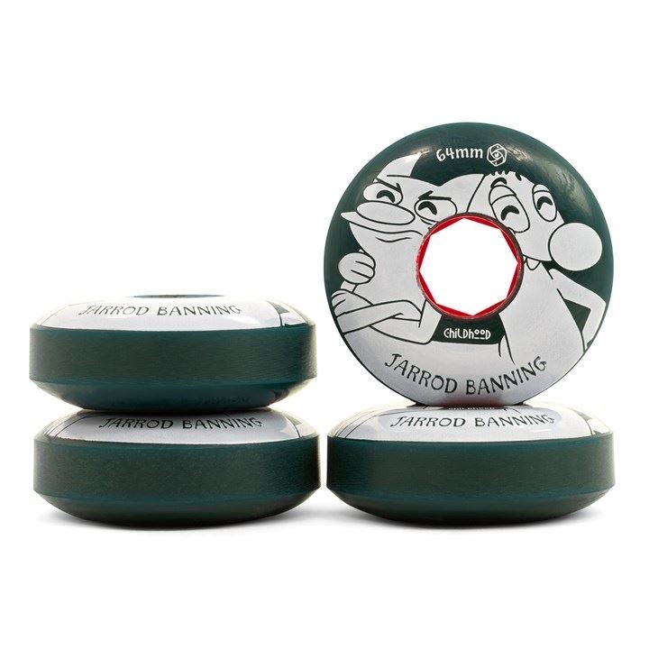 Red Eye Childhood Banning Inline Skate Wheels - Green
