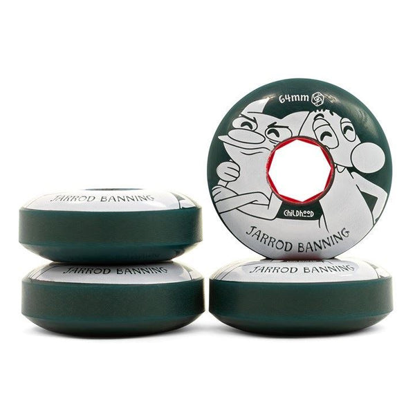 Red Eye Childhood Banning Inline Skate Wheels - Green