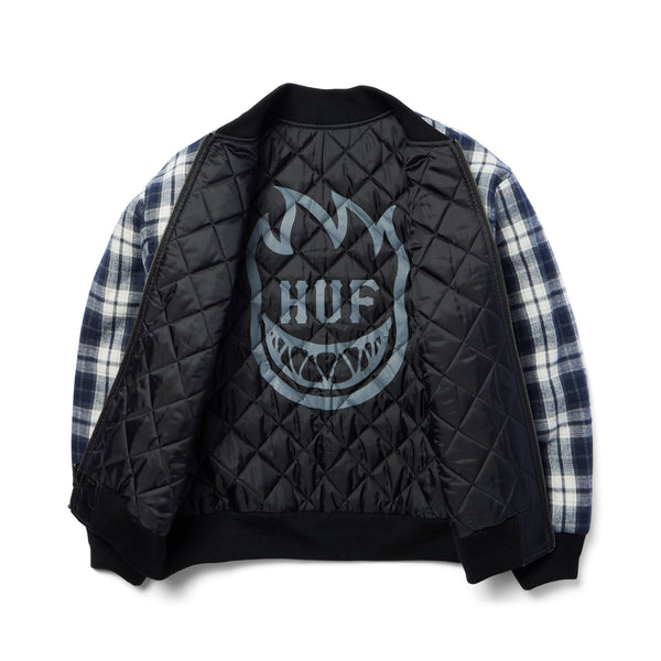 Spitfire Reversible Plaid Jacket (Navy / Black)