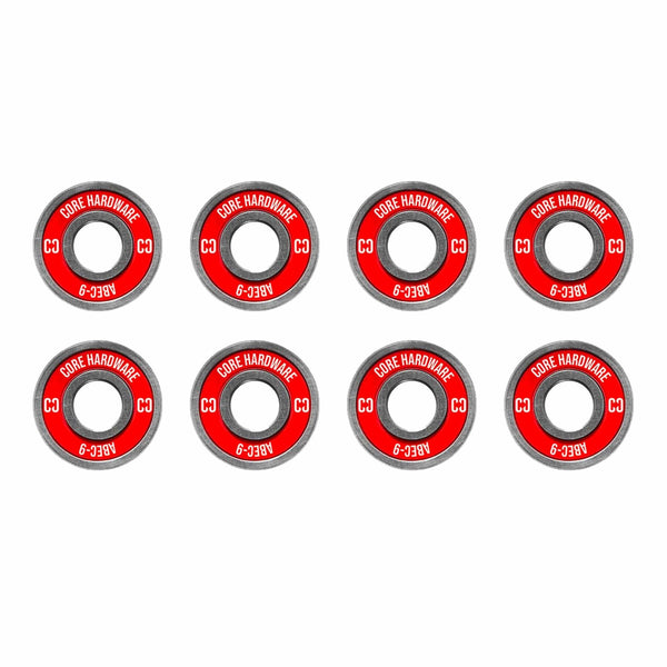 CORE ABEC-9 Skateboard Bearings - Pack of 8 - Skatewarehouse.co.uk