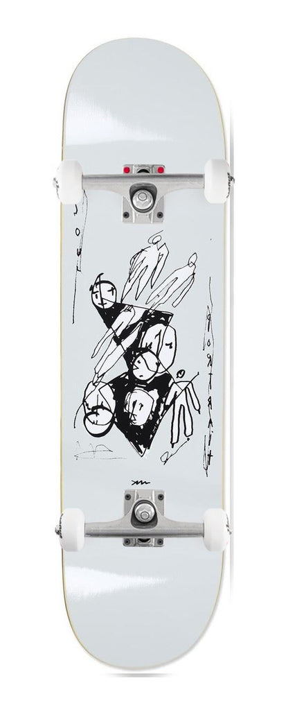 Polar Skate Co Team / Alv - Soul Portrait - Grey x Venom Custom Complete Skateboard - 8.25"