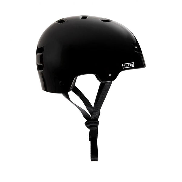 Bullet x Santa Cruz Helmet Screaming Hand Youth - Gloss Black - Skatewarehouse.co.uk