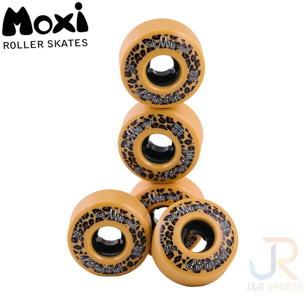 Moxi Trick Wheels (4) - Cream / Tan 55mm / 97A