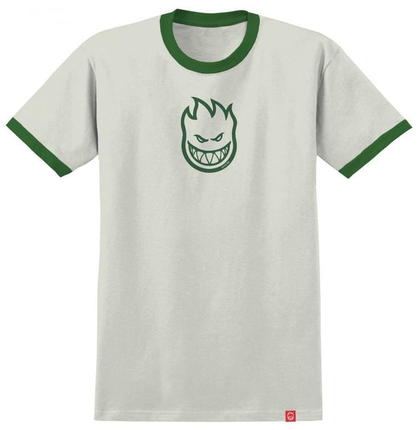 Spitfire T-Shirt Bighead Mid - Green - Skatewarehouse.co.uk
