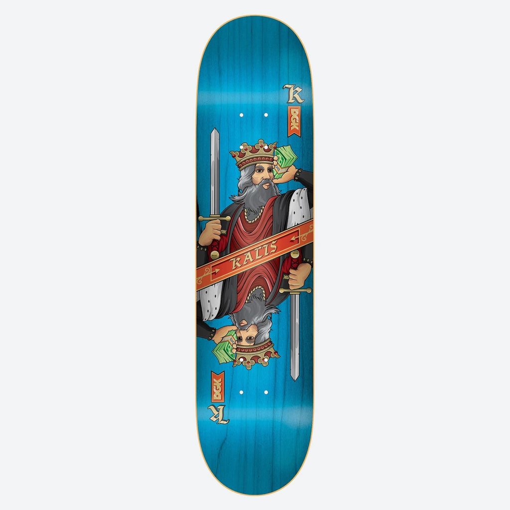 DGK Kingdom Kalis Skateboard Deck - 8.06" - Skatewarehouse.co.uk