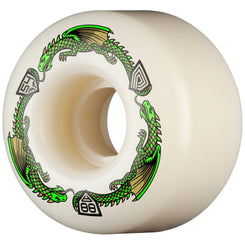 Powell-Peralta Dragon Formula • x 34mm • 88A • V4 • Green Skateboard Wheels - 54mm