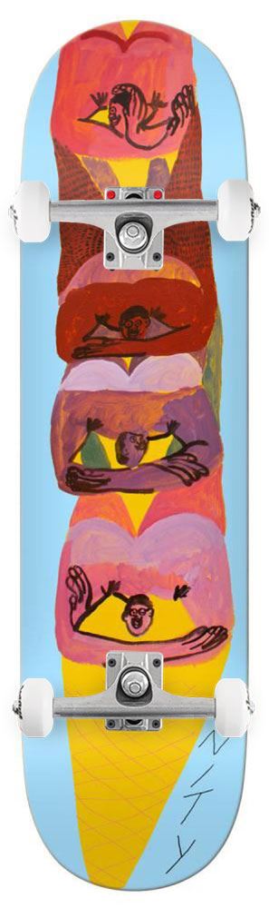 Unity Ice Cream Cone Custom Complete Skateboard - 8.06