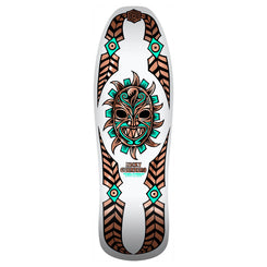Powell-Peralta Nicky Guerrero • Mask '08' • • White / Copper Foil Skateboard Deck - 10.11"