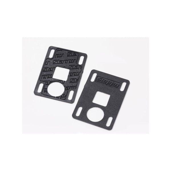 Slappy Slabs Black - Low Risers Skateboard Hardware - 1mm