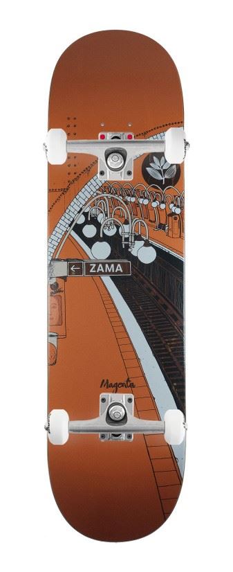 Magenta Shogo Zama Metro Series x Venom Custom Complete Skateboard - 8.25