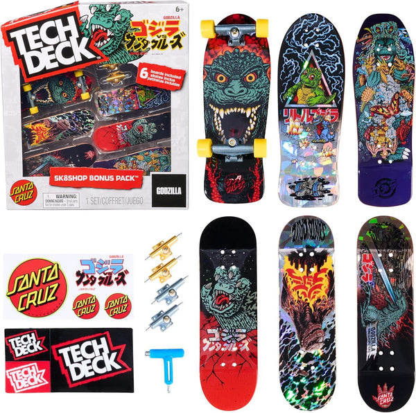 Tech Deck Godzilla Sk8shop Bonus Pack Accessories