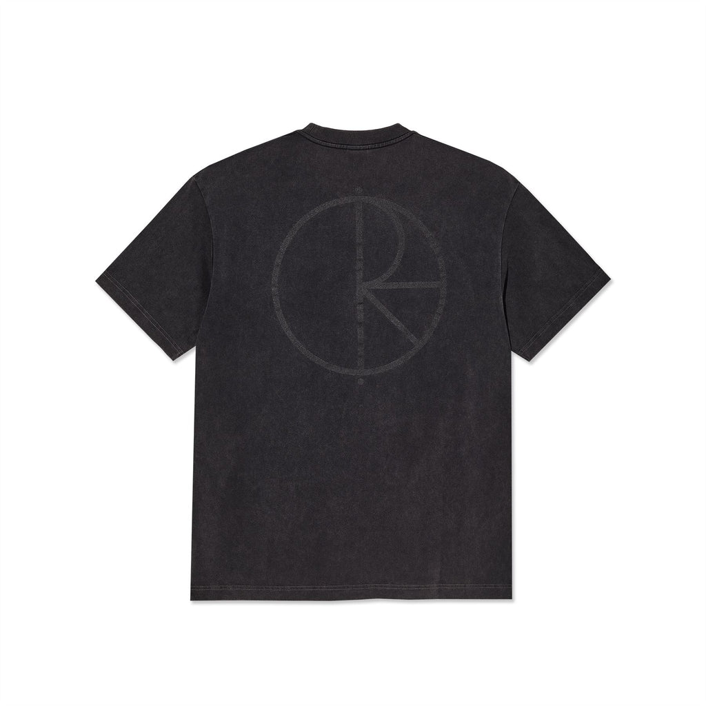 Polar Skate Co Contrast Tee | Stroke Logo (Silver Black / Black) - XS