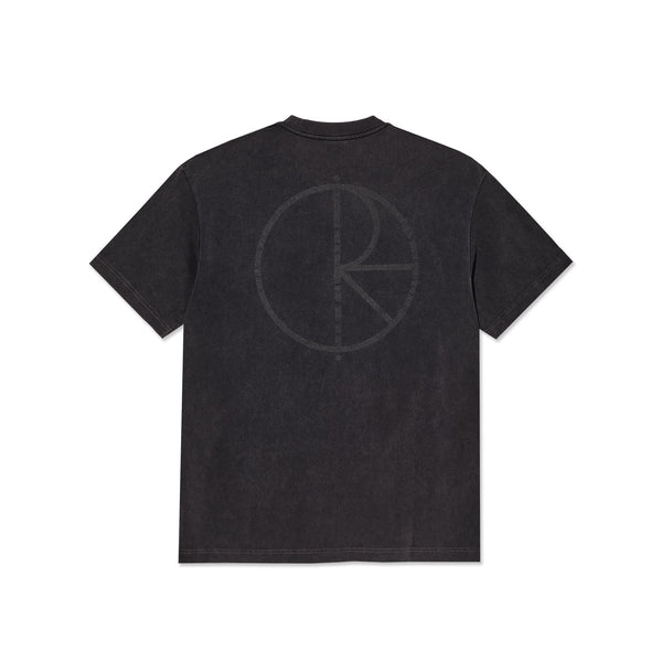 Polar Skate Co Contrast Tee | Stroke Logo (Silver Black / Black) - XS
