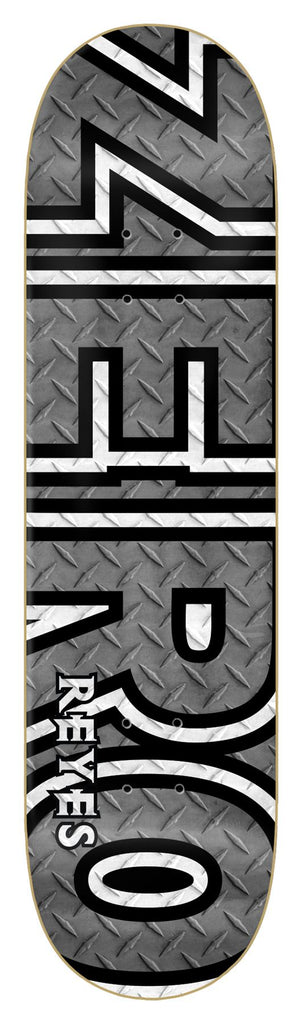 Zero Skateboard Diamond Plate Bold David Reyes Skateboard Deck - 8.25" - Skatewarehouse.co.uk
