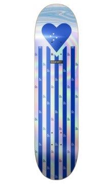 The Heart Supply HS Blue Stripes Foil Blue x Venom Custom Complete Skateboard - 8.25