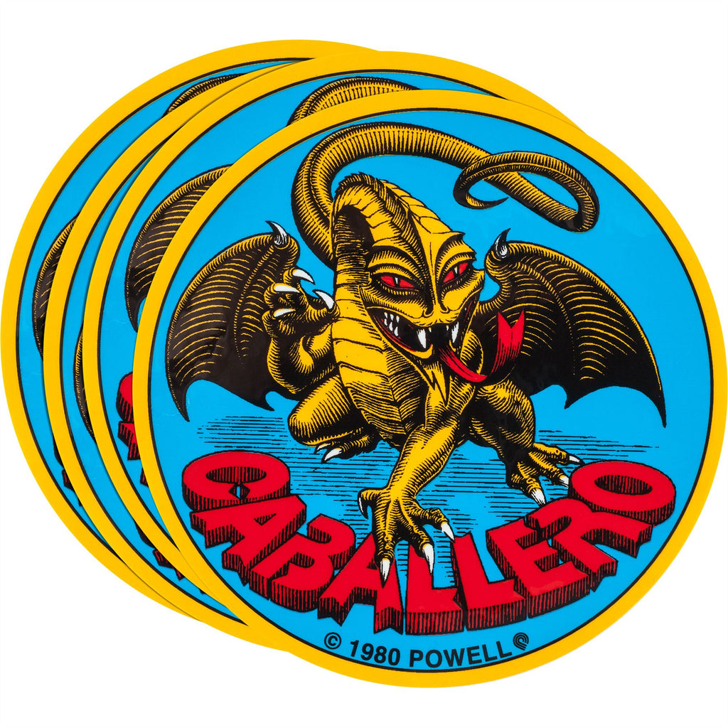 Powell Peralta Bones Brigade Cab Original Dragon Stickers (10 Pack)