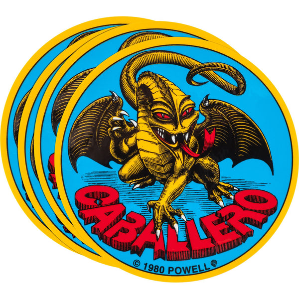 Powell Peralta Bones Brigade Cab Original Dragon Stickers (10 Pack)