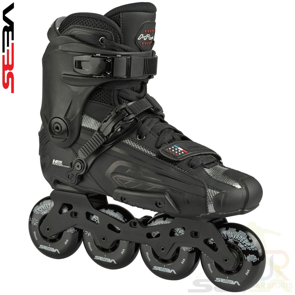 Seba '17 High Light V2 Black/Black Inline Skates - Skatewarehouse.co.uk