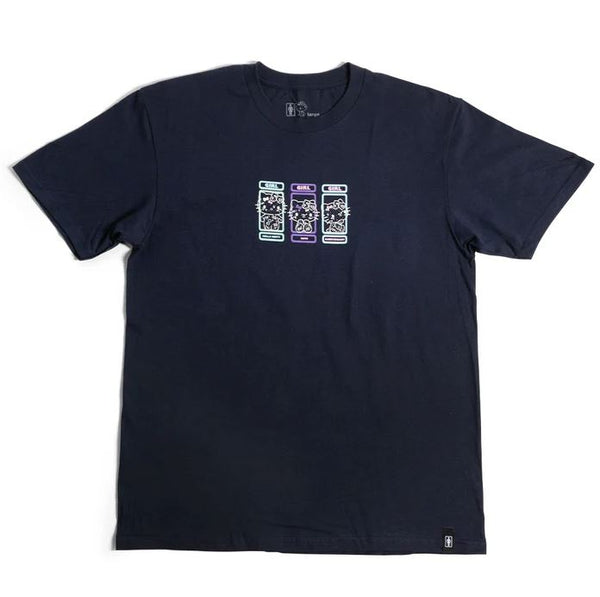 Girl x Hello Kitty 50th Squad Tee Navy - Skatewarehouse.co.uk