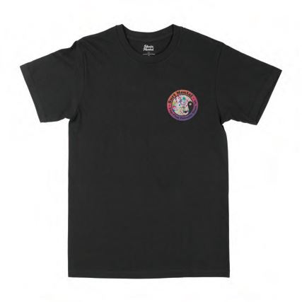 Skate Mental Surf Mental Tee Black