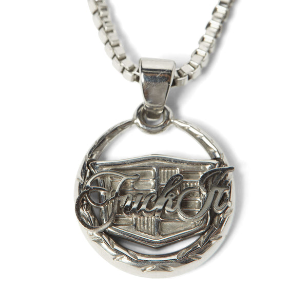 HUF Emblem Pendant (Silver) Accessories - One Size