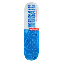 Habitat Mosaic Year Anniversary White Twin Skateboard Deck - 20.0" - Skatewarehouse.co.uk