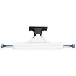 Slappy ST1 Classic Painted (8 Hole Baseplate) White / Black Skateboard Trucks - 5.75" (Pair)