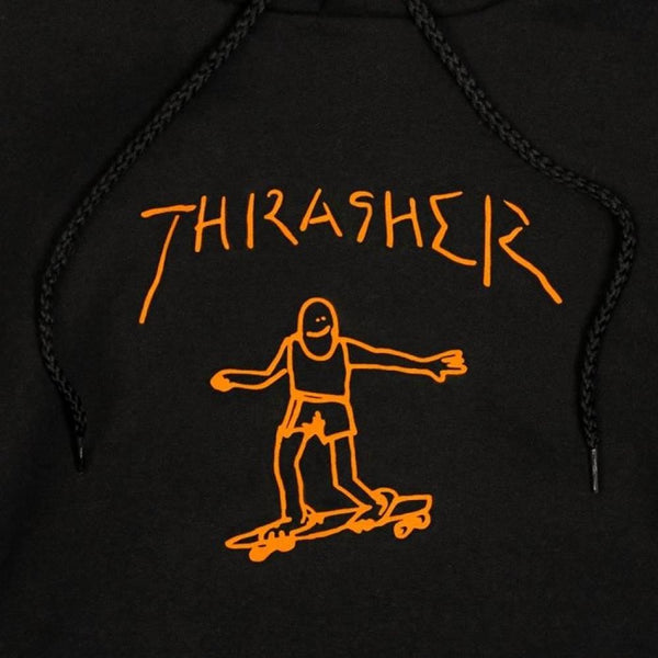 Thrasher Hoody Gonz - Black - Skatewarehouse.co.uk
