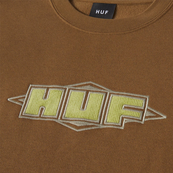 HUF Quality Crewneck (Mud) - L