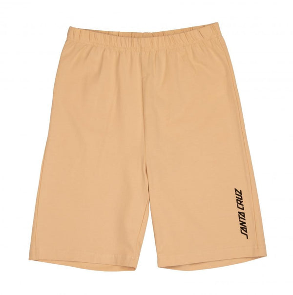 Santa Cruz Womens Shorts Strip Legging shorts - Sand - Skatewarehouse.co.uk